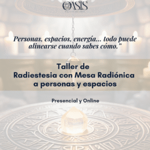 Radiestesia con Mesa Radiónica a personas y espacios